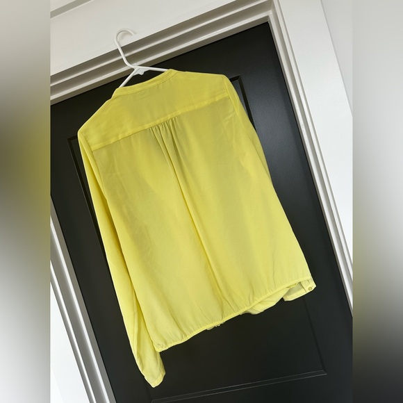 Light Yellow DKNY Blouse - Picture 6 of 6